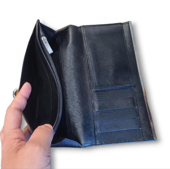 Salvatore Ferragamo Authentic Leather Long Wallet - Picture 10 of 16